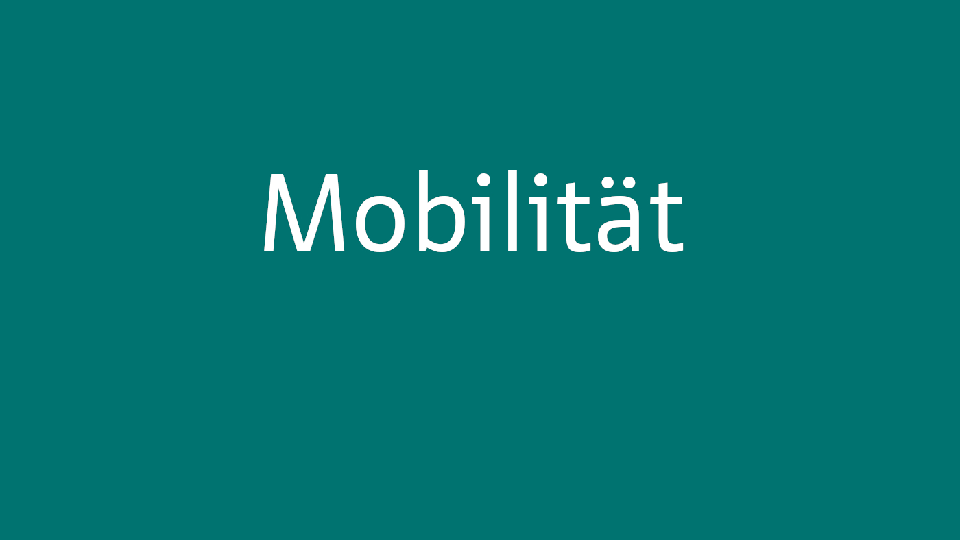 Mobilität Kachelbild