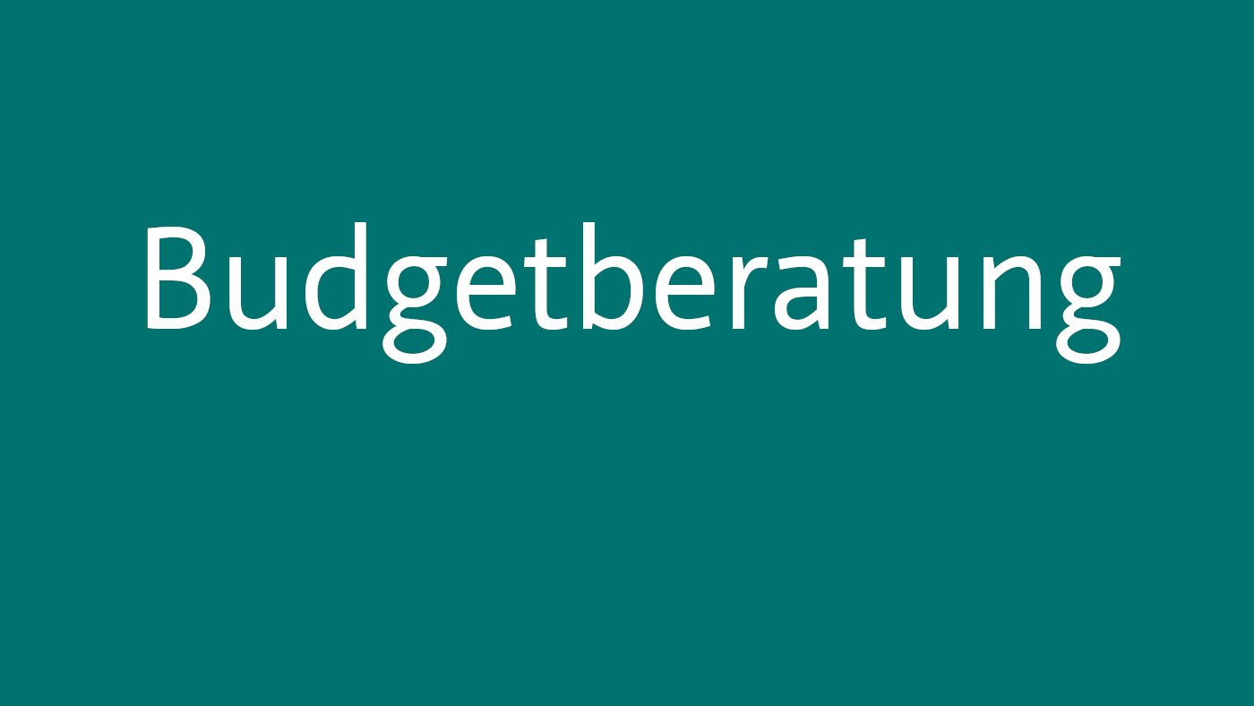Budgetberatung Kachelbild